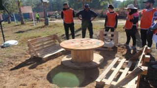 منصة شباب الرحامنة تنظم ورش بيئي تحت شعار “بصمة متطوع “