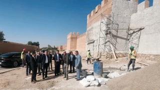 تارودانت.. زيارة ميدانية للوقوف على تقدم أشغال ترميم السور التاريخي للمدينة