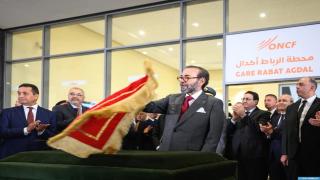 الملك محمد السادس يعطي بالرباط انطلاقة أشغال إنجاز الخط السككي فائق السرعة LGV الرابط بين القنيطرة ومراكش