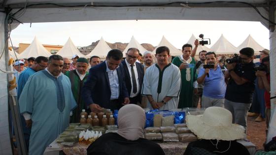 افتتاح فعاليات معرض الصناعة التقليدية بجماعة ولقاضي إقليم تارودانت