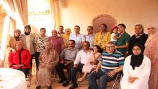 الأطر الصحية بالمركز الصحي أيت إعزة تحتفي بالدكتور "صلاح بومسمار" 