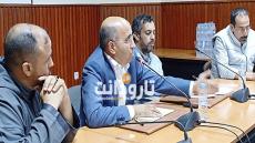 أعضاء المجلس الجماعي لتارودانت في لقاء تواصلي مع رؤساء الأقسام والمصالح الجماعية