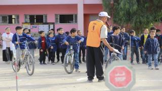 مدرسة عبد الله ابن ياسين بتارودانت تحتفل باليوم الوطني للسلامة الطرقية.
