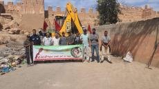 تارودانت.. قائد مقاطعة "لاسطاح" بشرف على حملة نظافة في إطار عملية تويزي