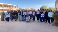 معرض للفن التشكيلي بالثانوية التقنية بتارودانت تخليدا للذكرى الـ 67 لاستقلال المملكة