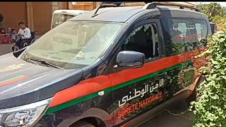 مختل عقلي يهاجم مفوضية الشرطة