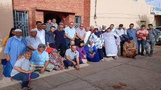 جماعة تازمورت تكرم قائد القيادة السابق إعترافا بمجهوداته الجبارة إتجاه ساكنة المنطقة