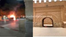 تارودانت.. اندلاع حريق بإحدى الأكشاك قرب بباب القصبة