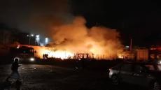 تزنيت: اندلاع حريق مهول في مخيم “عشوائي” للمهاجرين الأفارقة